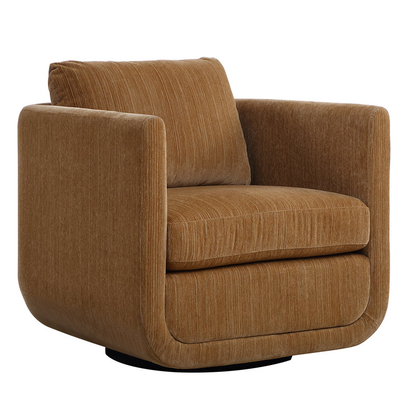 Lindenwold Herb Swivel Chair, Brown