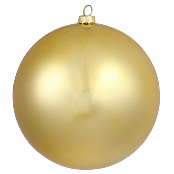 Ornement boule de Noël mat incassable, Vegas Vegas, H 7 po x l 6 po x P 6 po