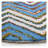 Airion Hand Tufted Wool/Cotton Chevron Rug in Beige/Blue-364010832