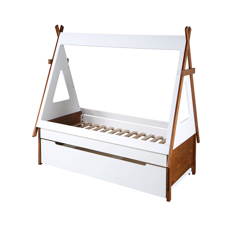 Lit plateforme avec rangement