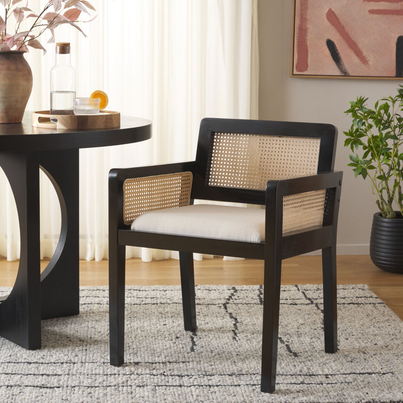 Chaise de salle à manger Patrina, Noir