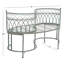 Banc tête-à-tête en fer Yelverton-73554392