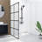 40 in. W x 79 in. H Pivot Framed Walk In Glass Screens with Clear Glass