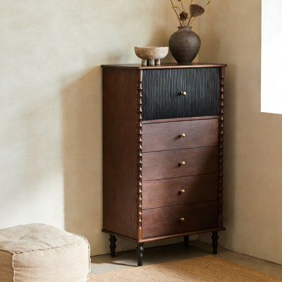 Armoire de rangement à 5 tiroirs de style français