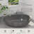 65" x 30" Freestanding Solid Surface Soaking Bathtub with Pop-Up Drain & Overflow, CUPC Certified, Elegant Design for Modern Bathrooms-121834087