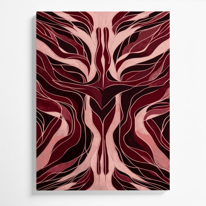 Art mural abstrait sur toile 4, H 24 po x l 20 po