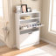 Armoire de rangement pour chaussures avec 2 tiroirs rabattables