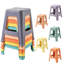 Tabourets en plastique multicolores empilables en ABS