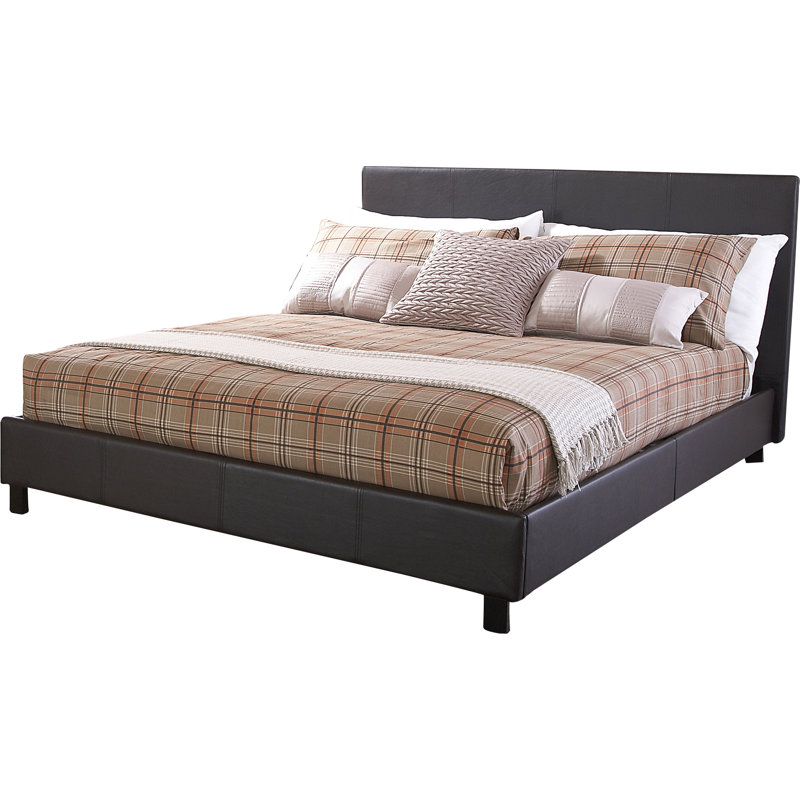 Morgana Upholstered Bed, Double (4'6), Brown