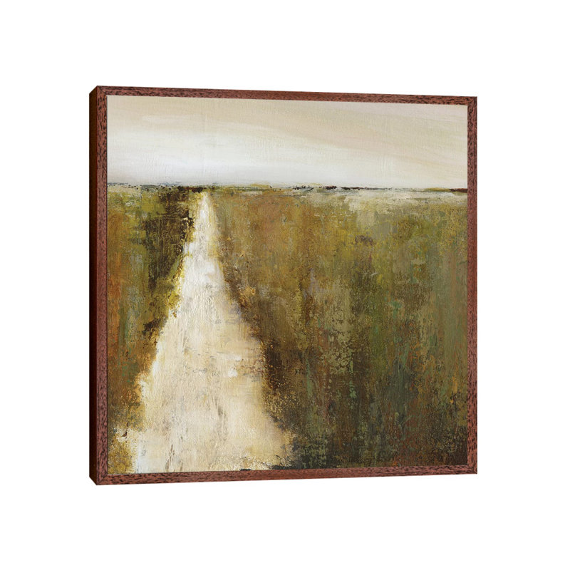Road Home by Carol Robinson - Painting on Canvas, Classic Brown Wood Framed, 93.98 cm H x 93.98 cm W