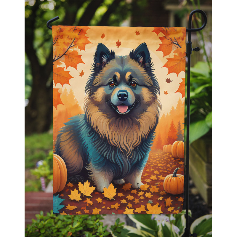 Drapeau de jardin Keeshond