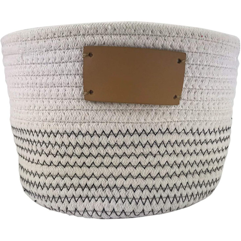 Midlee Fabric Basket, 6" H x 8" W x 8" D