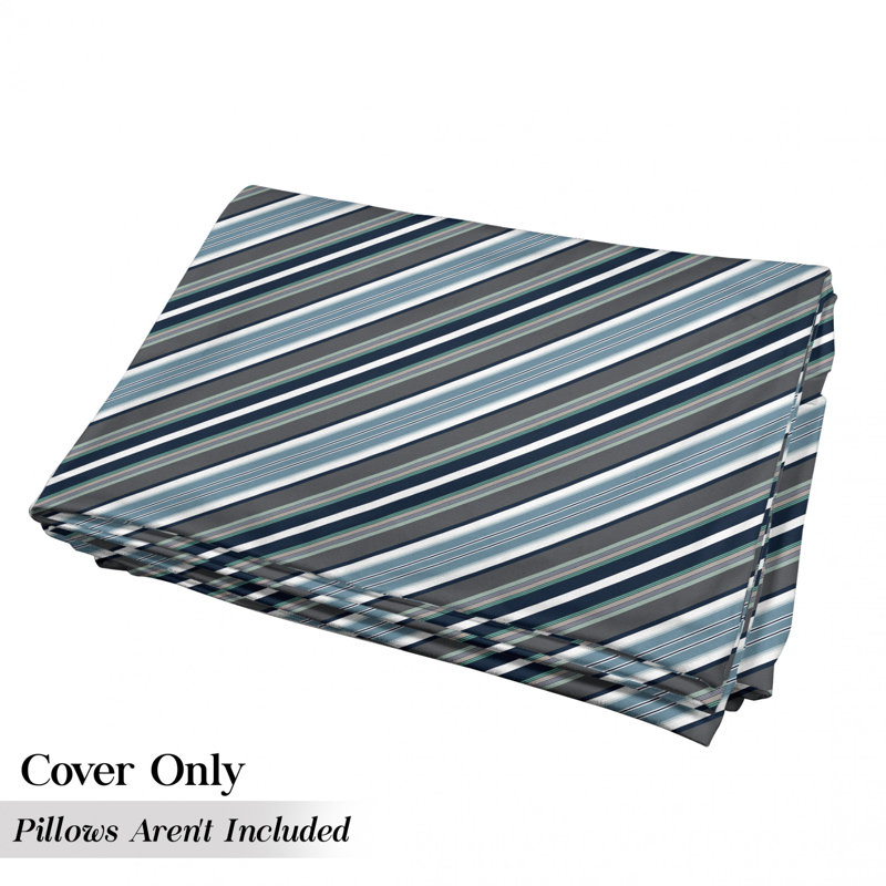 Housse de coussin d'extérieur Diagonal Design, H 2 po x l 36 po x P 88 po