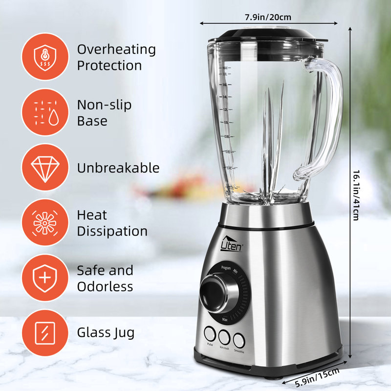 glass blender 14 speed