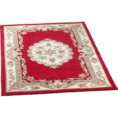 Comfort Oriental Wool Hand Woven Area Rug