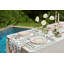 Embroidered Linen Scalloped Stripe Double-Sided Placemats-1578562846