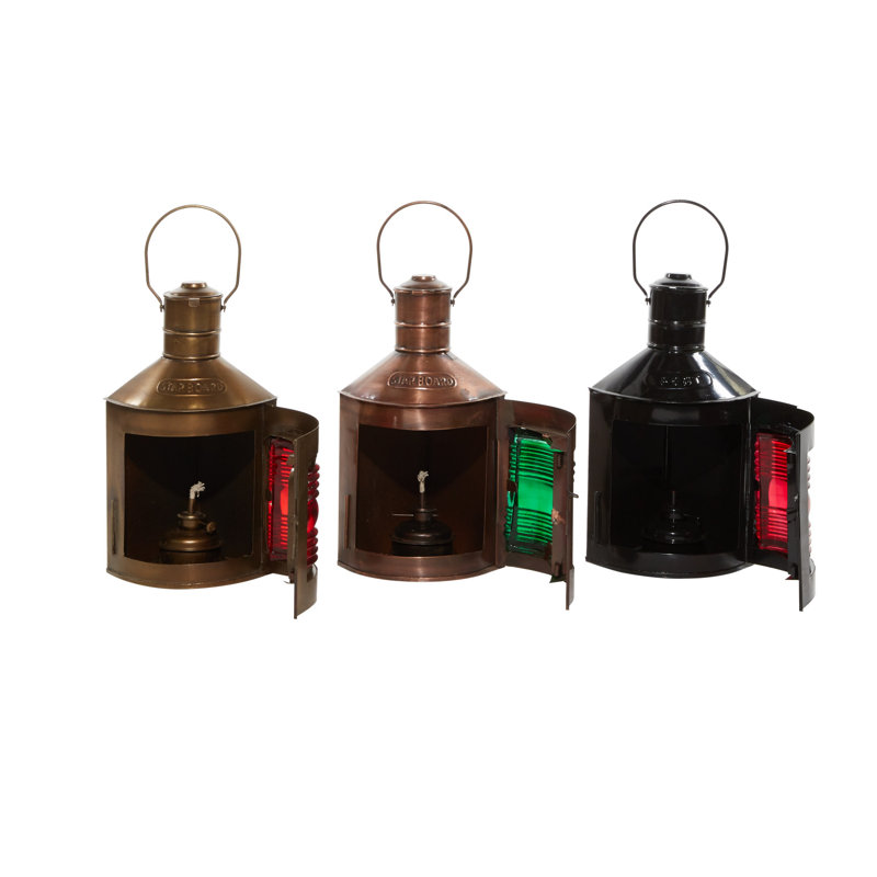10.85'' H Glass Tabletop Lantern