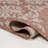 Amora Traditional Mediterranean Tile Design Salmon/Cream Indoor/Outdoor Rug-249819429