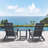 Ensemble de 2 chaises Adirondack avec table d'appoint, chaises de foyer d'extérieur toutes saisons pliables Adirondack