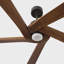 Visual Comfort Fan Aspen 84 Indoor Ceiling Fan with Threaded Downrod, Midnight Black blades and Handheld Remote-1079563401-1079563406