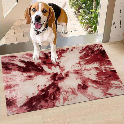 Abstract and Marble Flokati