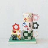 Floral Stoneware Mug