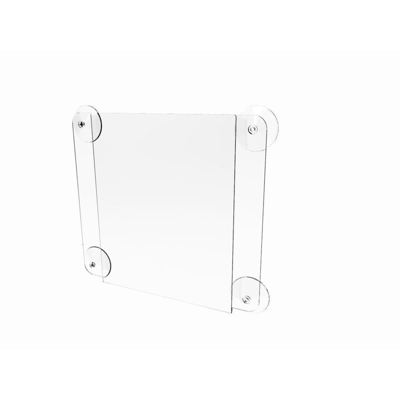 Fixturedisplays® Clear Window Signs Plexiglass Acrylic Feature 8-1/2"W X 11"H Frame W/Suction Cups 12064