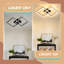 Avaeyah Modern Geometric LED Flush Mount — Adjustable Dual-Square Ceiling Light-1962706154