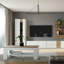 Lewisville 240cm TV Cabinet with Three Cupboards
