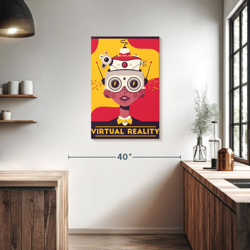 Virtual Reality Poster, 36" H x 24" W