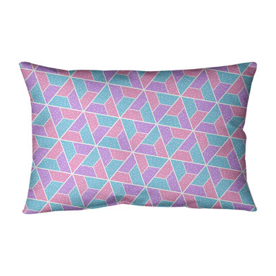 Coussin lombaire géométrique intérieur / extérieur Katelyn Elizabeth Trapezoids