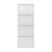 Sturdy Wall-Mounted Shoe Cabinet, 100% Metal, White Finish, 19.7 x 54.0 x 5.9 inches | Electrostatic Powder Coated for Durability | Perfect for Saving Space in Entryways & Hallways, Stylish and Functional Design