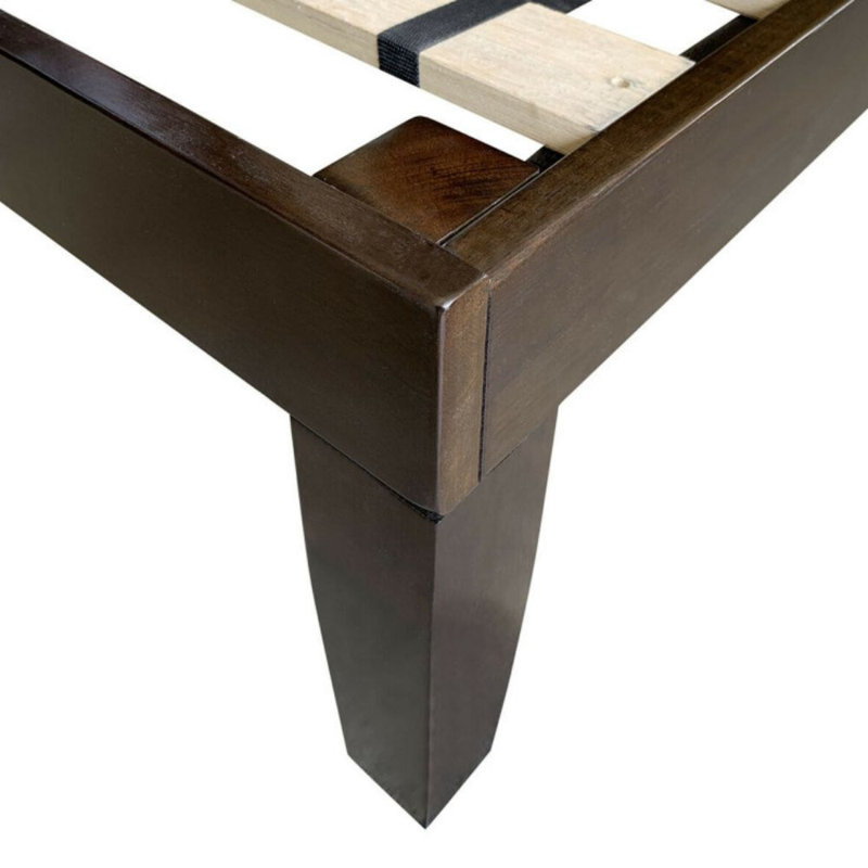Idom 14'' Platform Bed, Twin, Brown