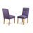 5 Piece Kitchen Table Set for 4 Includes a Rectangle Dining Room Table with Dropleaf and 4 Linen Fabric Parson Dining Chairs, Oak-1864517375-1864517374-1864517345