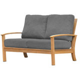 St. Lucia Teak Outdoor 2 - Seater Loveseat