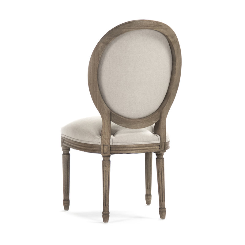 20'' H Linen Upholstered Side Chair