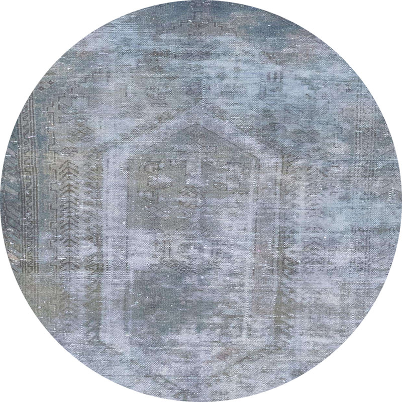 Abstract Indoor Rug, Round 3'