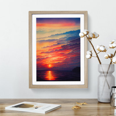 XV1022-3944X Shining Ocean Sunset - Print