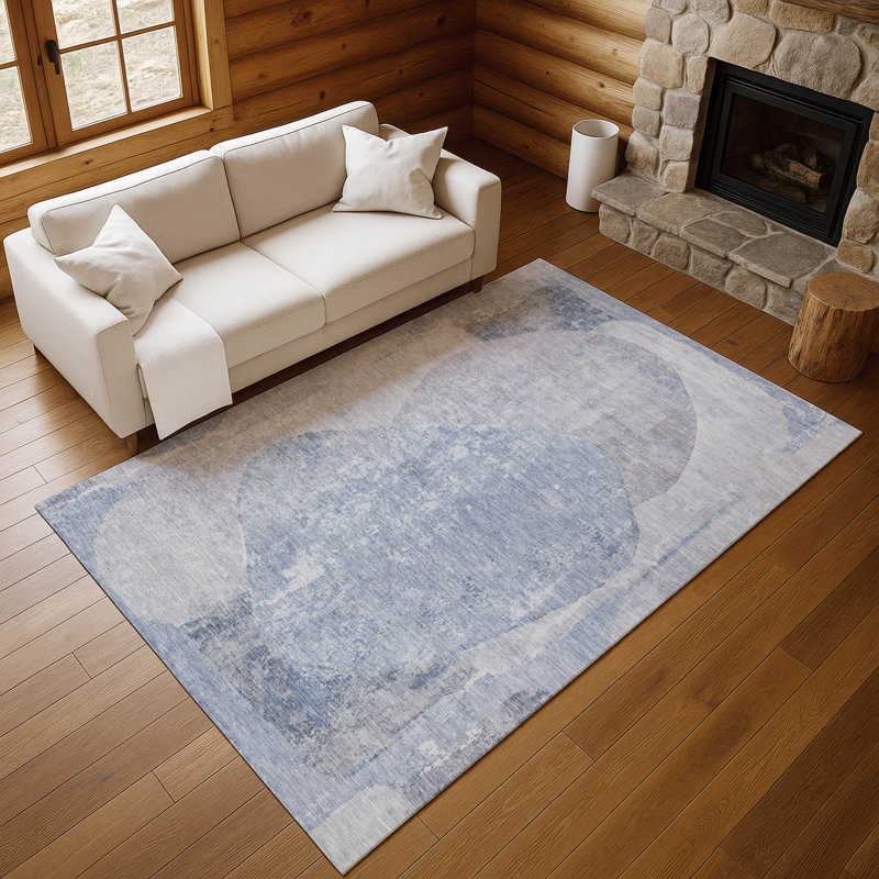 Premium Machine Washable Marasco AMF1635 Modern Rug, Rectangle 9' x 12'