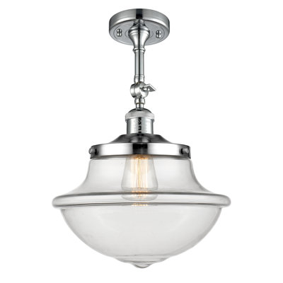Grourke Glass Semi Flush Mount