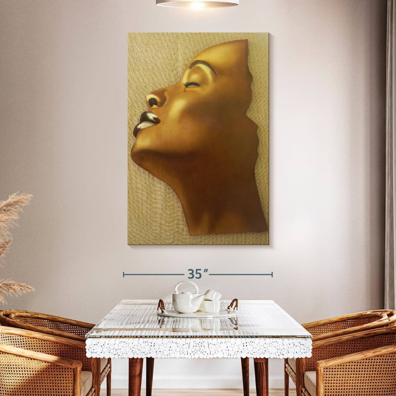 Leisha A Subtle Smile, 51" H x 34" W