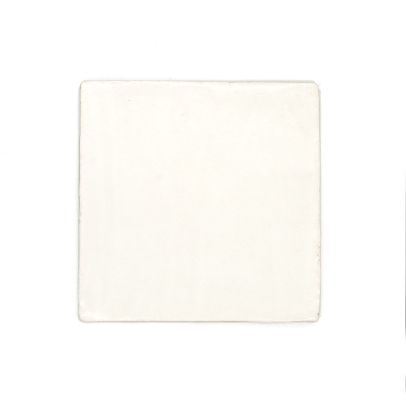 Metro espagnol blanc mat 5 x 5, Blanc