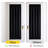  100% Blackout Door Curtain Thermal Insulated Privacy Curtain for French Front Door with Tieback, Room Darkening Window Covering for Kitchen, 1 Panel-1455156782-1455156776