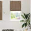 Vidaxl Window Blind With Curtains Manual Brown Bamboo-117470827