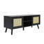 Craven Cane TV Unit in Black