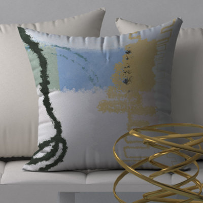 Abstract Throw Pillow