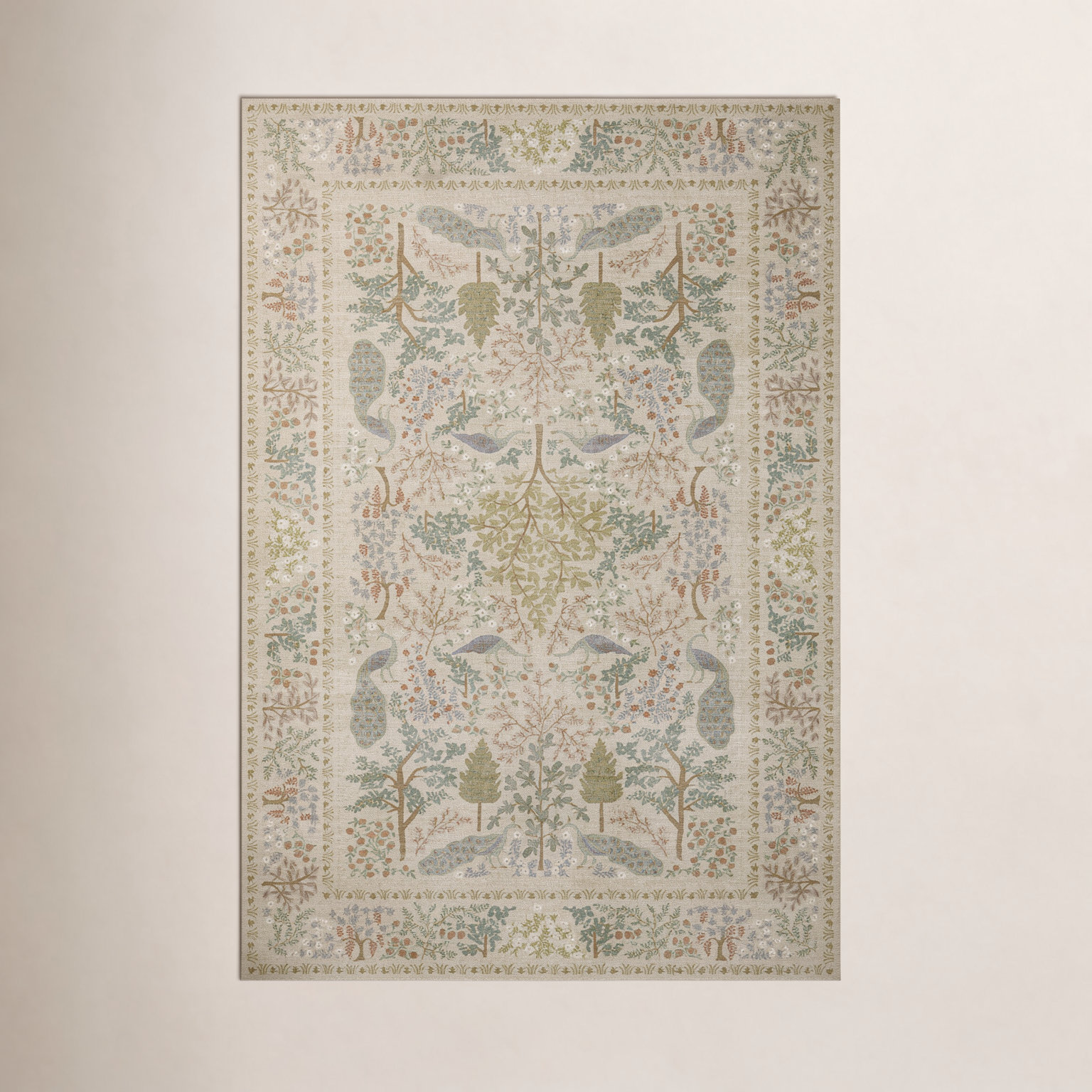 Canopy Cream Area Rug, Rectangle 7'6" x 9'6"
