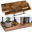 Miami 24" W x 8" D Floating Shelves Set with Invisible Wall Mount Brackets-97961214