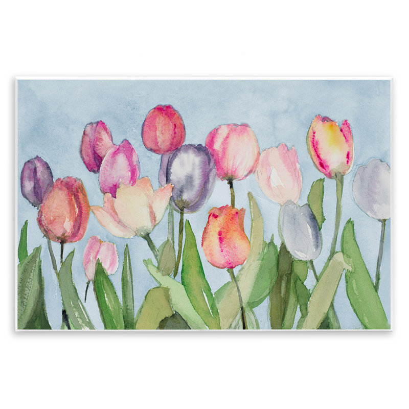 «Soft Tulip Field» par Lanie Loreth, H 10 po x l 15 po