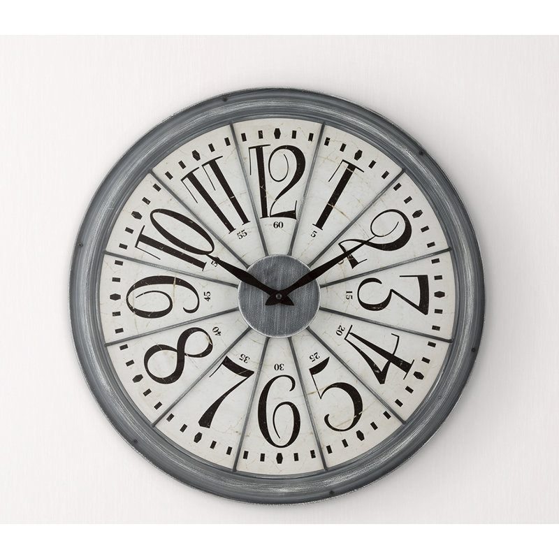Coram 20" Metal Quartz Analog Clock